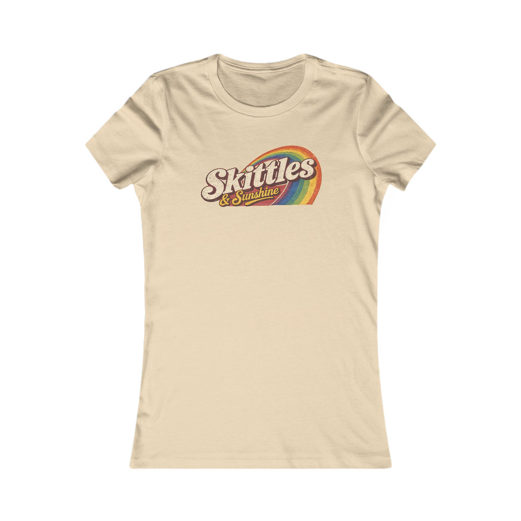 Skittles & Sunshine Women's Retro Rainbow Tee