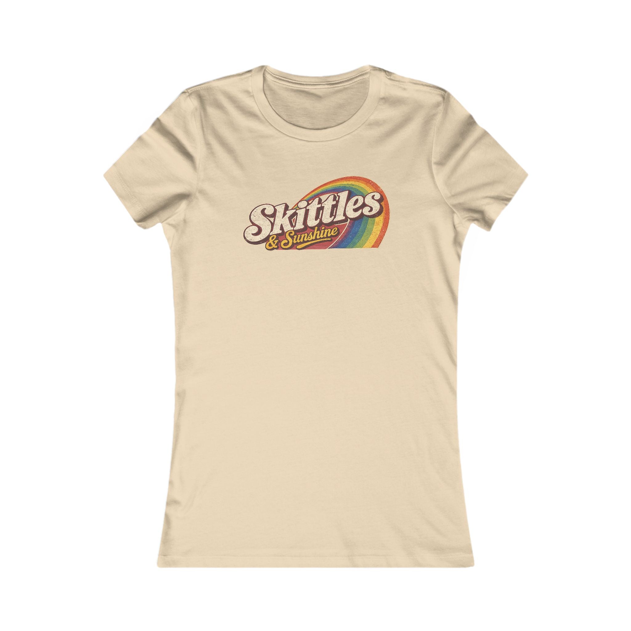 Skittles & Sunshine Women's Retro Rainbow Tee